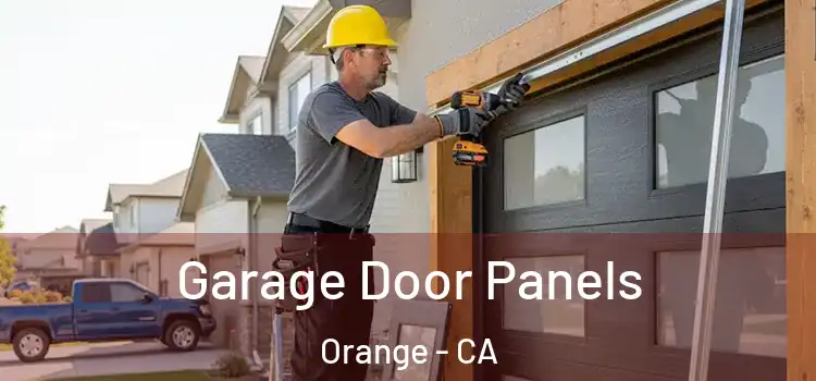 Garage Door Panels Orange - CA