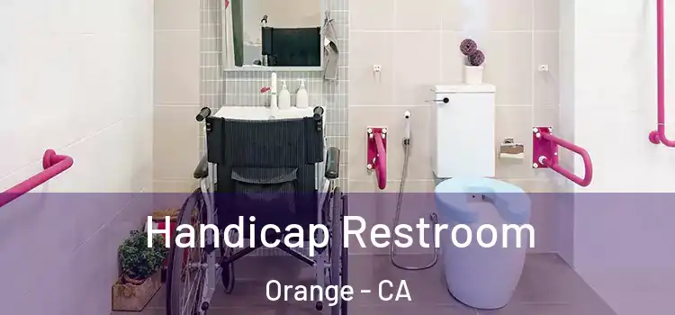  Handicap Restroom Orange - CA