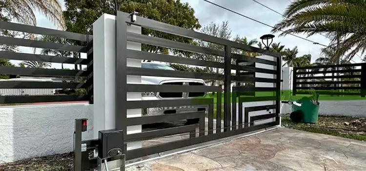 Automatic Driveway Gate Installation Orange
