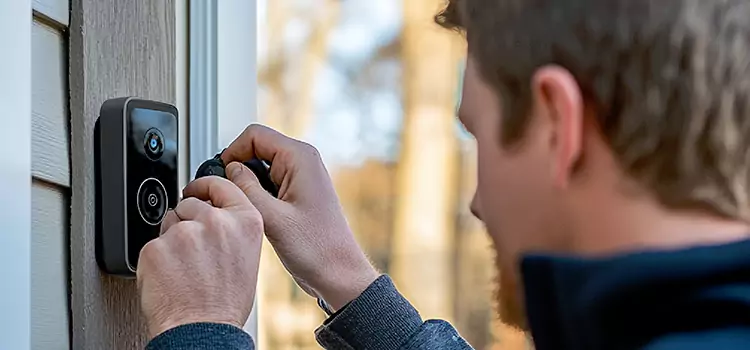 Blink Doorbell Installation Orange