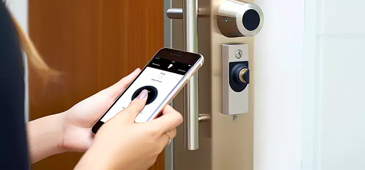 Keypad Door Lock Installation Orange