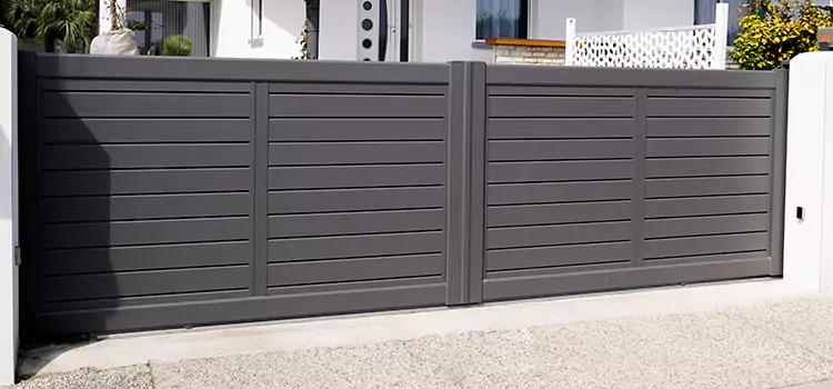 Automatic Gate Fence Orange
