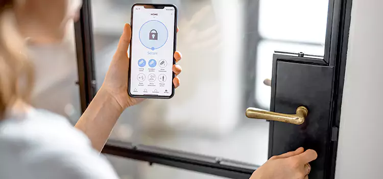 Fingerprint Door Lock Installation Orange