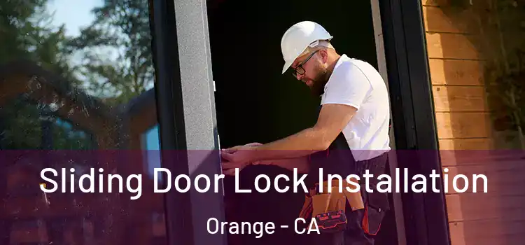  Sliding Door Lock Installation Orange - CA